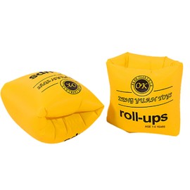 Swimming Armbands for Children 1-14 Years, Swimming Armbands with 2 Independent Safety Valves, for Aldult Children, Boys, Girls, Weight 20-60 kg, Beginners, Swimming Learning (Yellow)