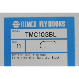 TIEMCO Fly Hook Q100 TMC103BL No. 15