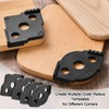Xuhal 4 Pcs Router Corner jig Radius Template 8 Radius