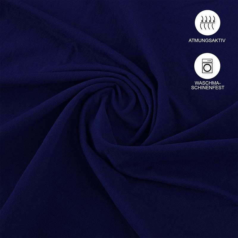 Buymax Fitted Sheet 90 x 200 cm Cotton 100% Jersey