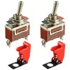 BOJACK Rocker Toggle Switch 20A 12VDC / 120VAC 2 Pin