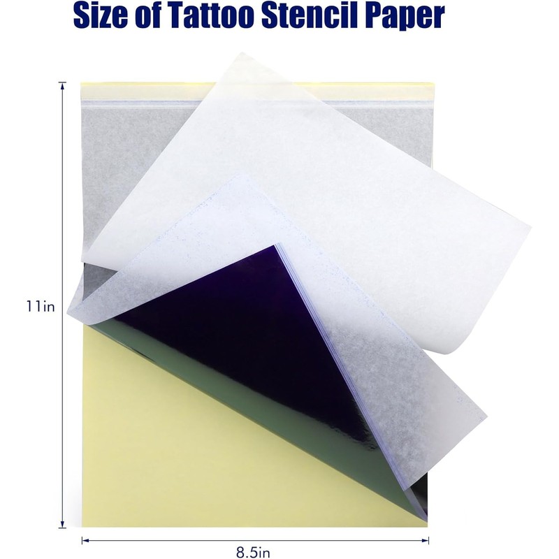 BIOMASER Tattoo Transfer Paper, 35 Sheets Tattoo Stencil Paper for