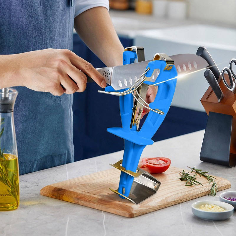 BSFRNF Stainless Steel Knife Sharpener Tool with Bracket, Maintenance Sharpening