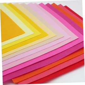 Operitacx 40pcs Assorted Craft Felt Sheets for DIY Projects Non-Woven Fabric for Sewing Appliques and Decorations Polyester Felt Pack