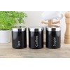EHC Set of 3 Airtight Tea Sugar and Coffee Storage