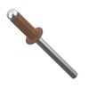 4mm x 8mm Fawn Brown Painted Colour Blind Pop Rivet