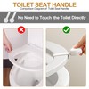 HIFEASTS Toilet Seat Handle，Toilet Seat Holder Lift Tools Avoid Touching