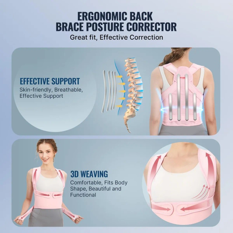 Chaleco Corrector De Postura Ortopédico Lumbar Unisex