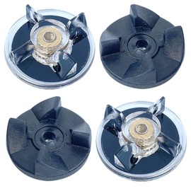Veterger Replacement Parts 2 Blade Rubber Gears and 2 Motor Base Top Gears,Compatible with Magic Bullet MB1001 250W Blender Juicer