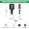 LAWOHO 81LM Garage Door Remote Control Keychain Compatible with Green