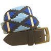 Carlos Diaz Unisex Argentina Ntinisches/Embroidered Polo genuine leather belt -