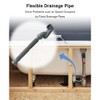Nagoyuki Low Profile 1 1/2 P Siphon, Flexible Bathtub Shower