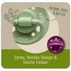 nip® Cherry Green Eco Dummy Size 1 from Birth, Pack