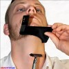 Plantilla Barba Peine Manejar En Ángulo Recto Bordes Suaves Bieadafotlas