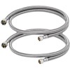 Flexible Braided Stainless Steel Water Supply Line 3/8" Comp x