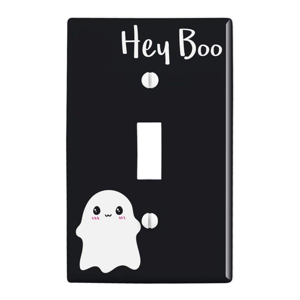 GRAPHICS & MORE Hey Boo Cute Kawaii Ghost Plastic Wall