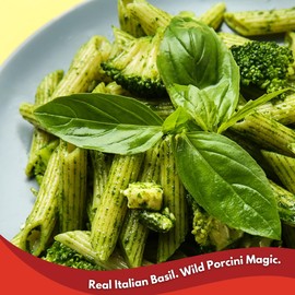 TuttoCalabria Basil & Porcini Mushroom Pesto, 6.5 oz – Premium Italian Sauce, Ready-to-Use for Pasta, Sandwiches, or Antipasto