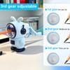 Manual Sharpener, Pencil Sharpener, Pencil Sharpener with Crank, 3 Thickness