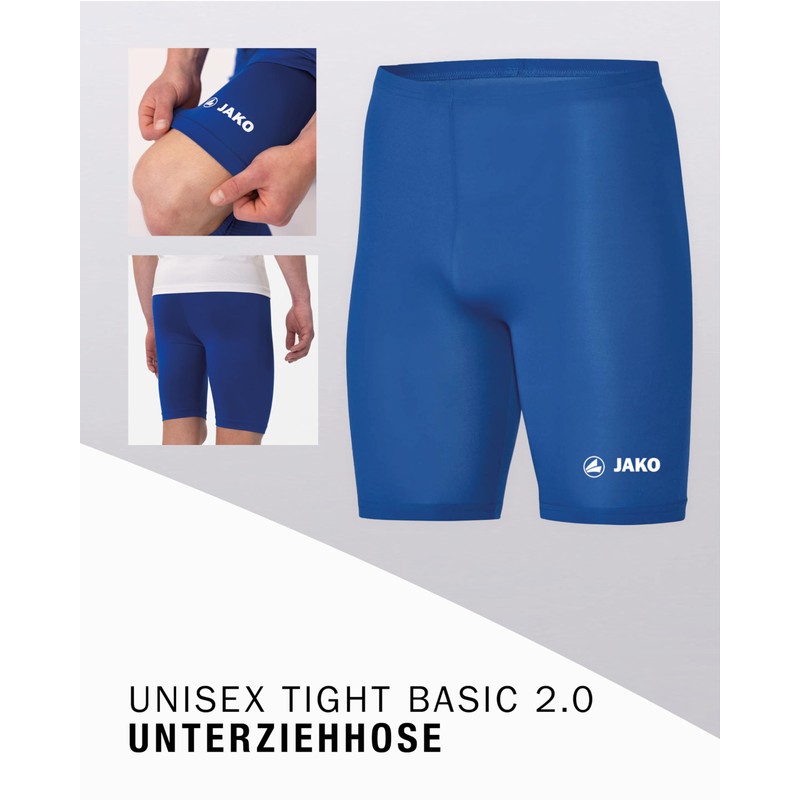 Jako unisex Shorts Basic 2.0, Blue (royal), S