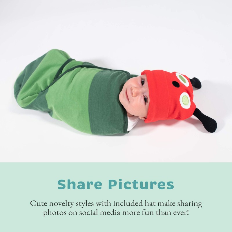 Cuddle Club Baby Swaddle | 100% Cotton Adjustable Velcro Newborn