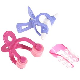 3pcs Set Nose Lifter Corrector Nose Nose Lifting Clip Nose up Clip Beauty Tools Nose Shaper Nose Correction Lift Nose Beauty Clip Nose Straightening Clip Nose Roller