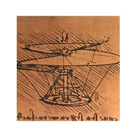 Design for a Helicopter by Leonardo da Vinci