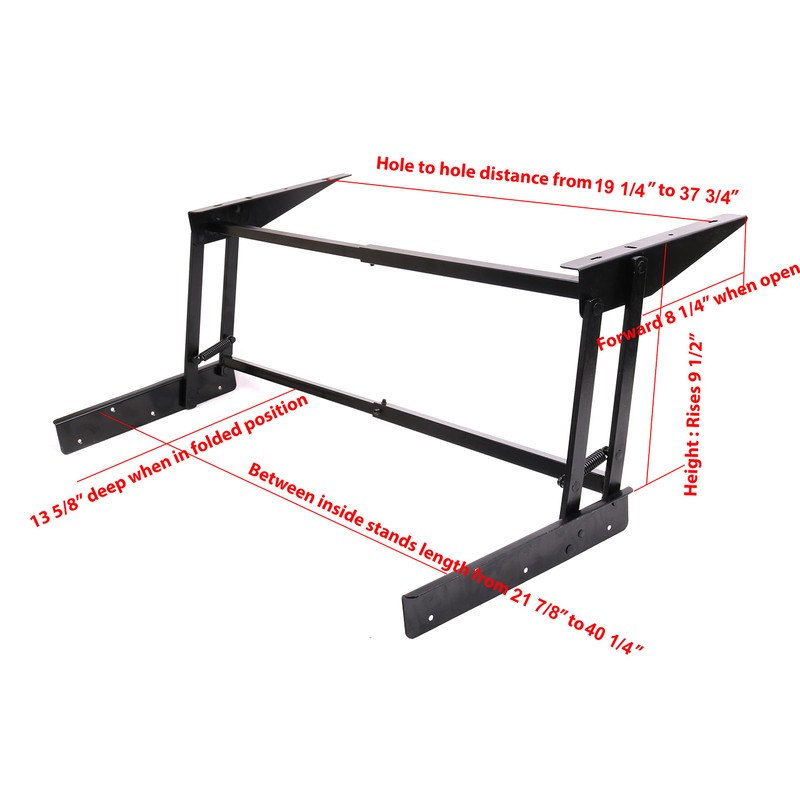 ECLV Adjustable Lift up Top Large Coffee Table DIY Hardware