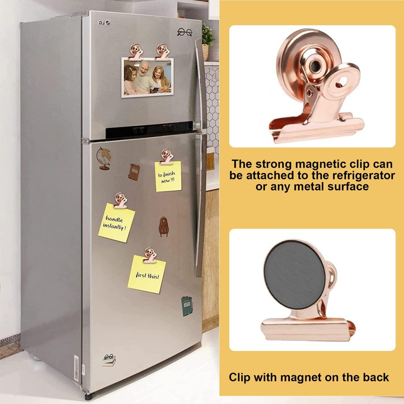 10PCS Magnetic Clips Strong Fridge Magnet Hook Clip for Family
