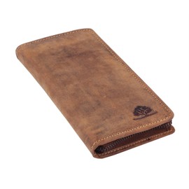 Greenburry Vintage Pencil Case Made of High-Quality Cowhide Leather in Used Look Design - Premium Soft Leather Pencil Case