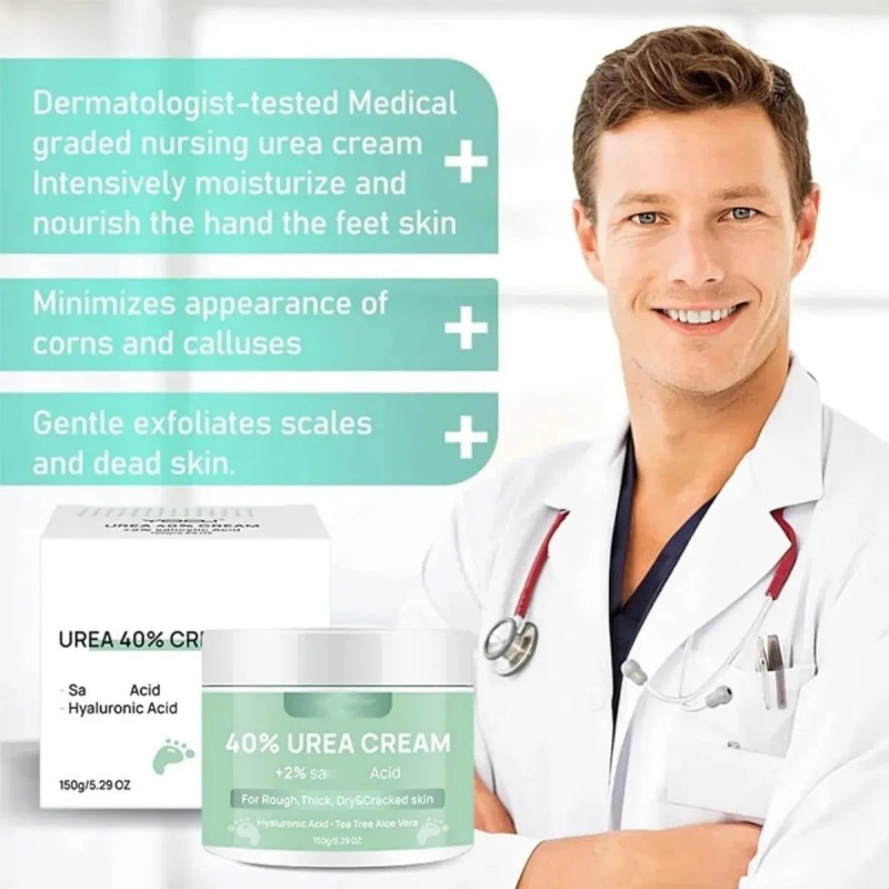 1uds Crema For Pies Con 40 Por Ciento De Urea