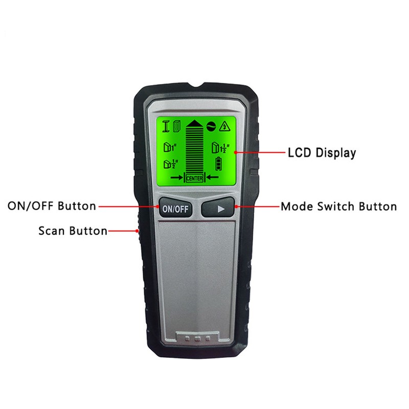 5 in 1 Stud Finder Tool Multifunctional Handheld HD LCD