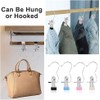 Anti-Slip Stainless Steel Boot Hanging Hold Clips, 20 Piece Stainless
