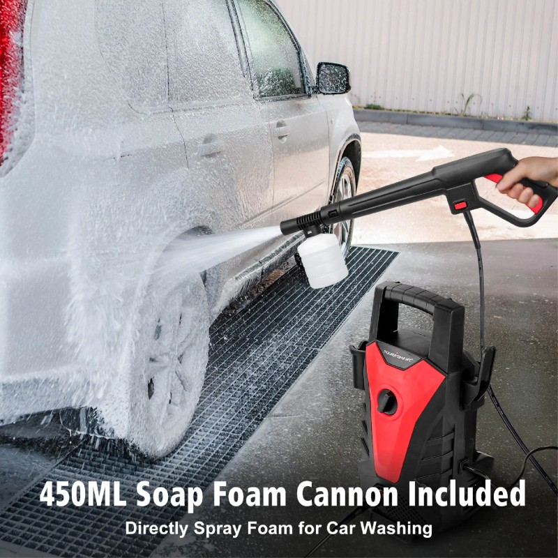 1850PSI 1.85GPM Electric Pressure Portable Car Washing Machine Automatic Power