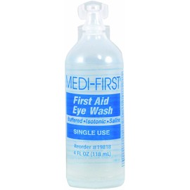 Medi-First Eyewash, Eye Rinse and Protection, First Aid Supplies, 4 Oz.