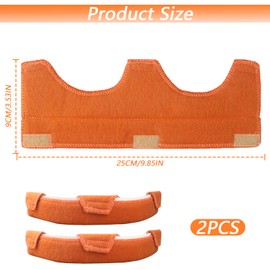 2 PCS Hard Hat Liner, Hard Hat Sweatband, Washable Hardhat Sweatband, Reusable Flame Retardant Cotton Hard Hat Sweat, for Chainsaw Helmet, Hard Hat liner Replacement, Welding Helmet