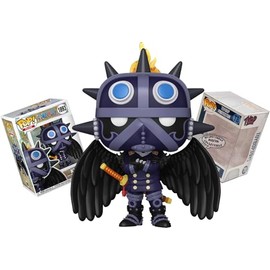 Funko King with Mask and Sword + Pop Protector: One Piece Pop! Animation Vinyl Figure (Bundled with ToyBop Brand Box Protector Collector Case Gift Set)