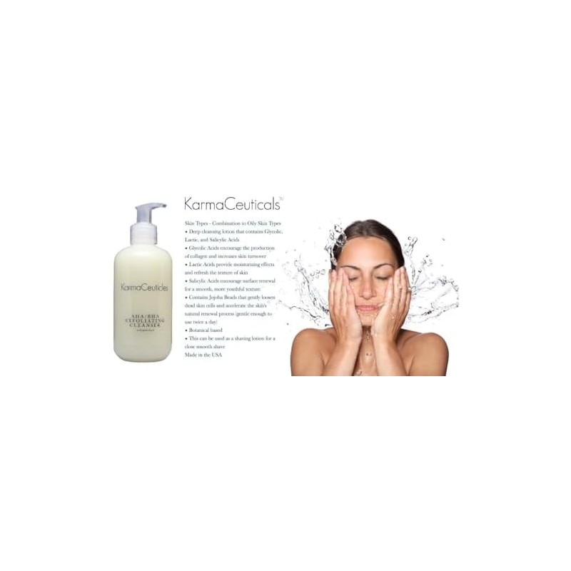 AHA BHA Exfoliating Cleanser, 5.5 oz.