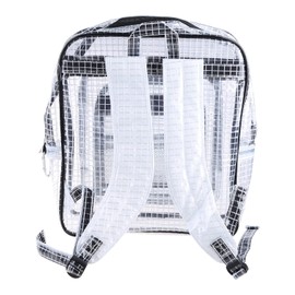 WOFALO store Anti-static clear pvc backpack,cleanroom engineer tool bag full cover pvc for put computer tool working in clean room 15.7inch clear tool bag