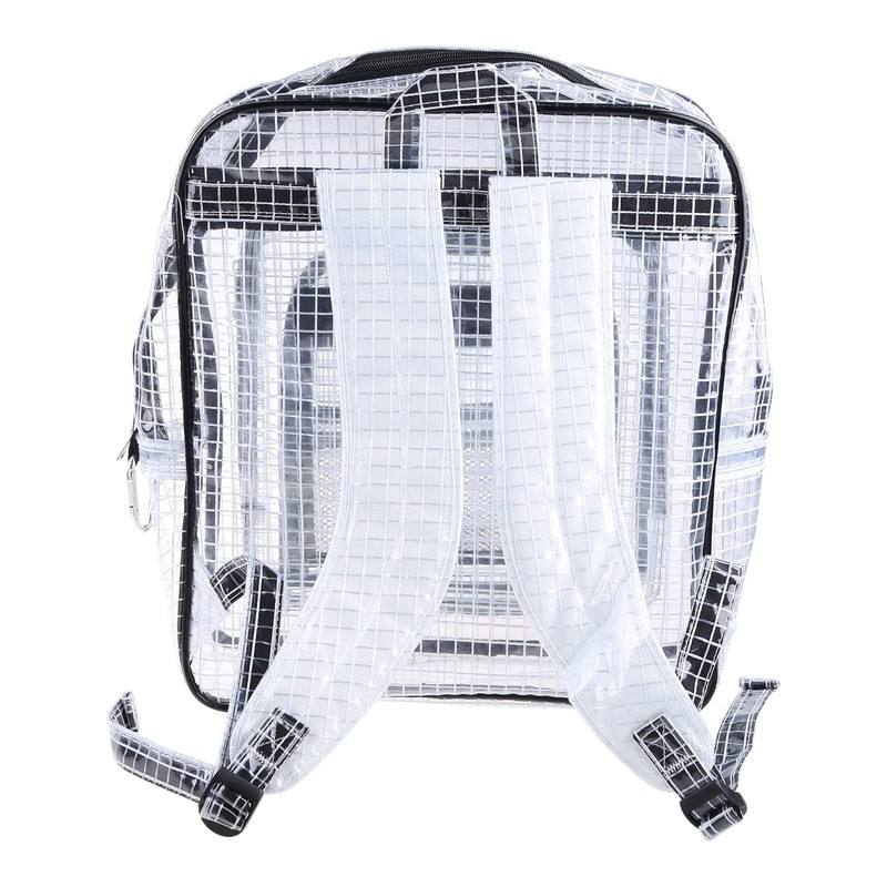 WOFALO store Anti-static clear pvc backpack,cleanroom engineer tool bag full