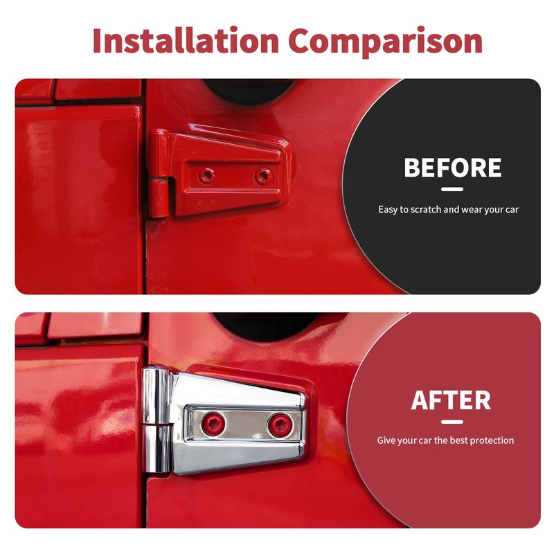 SQQP 12PCS Full Set Exterior Decoration Trim Kit Compatible with