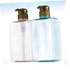 WOONEKY 600ml Foam Pump Bottle Set 2pcs Plastic Shampoo Bottles