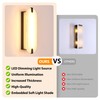 ZEROUNO 14.2 inch Alabaster Wall Sconces, Natural Marble Wall lamp,Dimmable