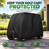 Waterproof Golf Cart Cover for 2-Passenger Carts – 420D Polyester