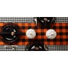 DII Buffalo Check Collection, Classic Farmhouse Table Runner, 14x108, Orange