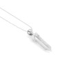 LUSTRE AND LIGHT Hexagonal Shape Natural Crystal Quartz Pendant Necklace
