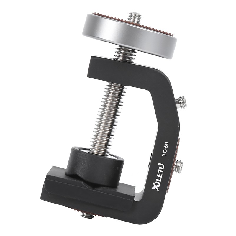 XILETU TC-50 Black Aluminium Alloy Universal 1/4 Inch Screw Interface