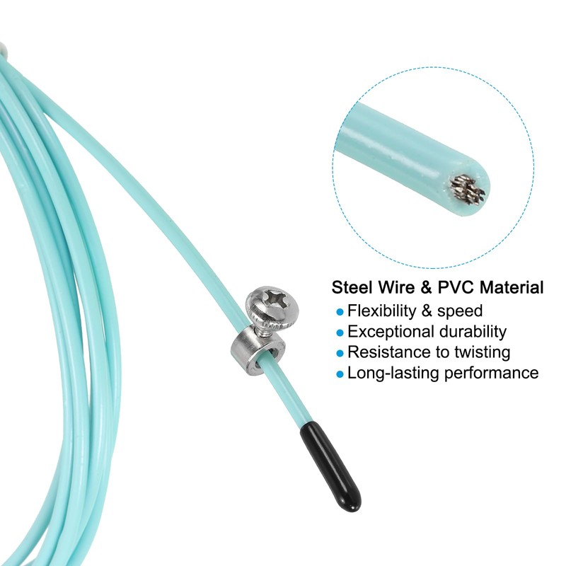 PATIKIL 10Ft Speed Jump Rope Replacement Cable, 2.5mm Professional Skipping