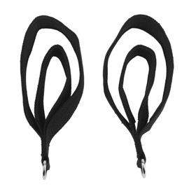 2 Pieces Pilates Straps, Pilates Double Loop Straps for Reformer, Non-Slip Fitness D-Ring Strap Handle, Yoga Exercise Accessories for Home Gym Training