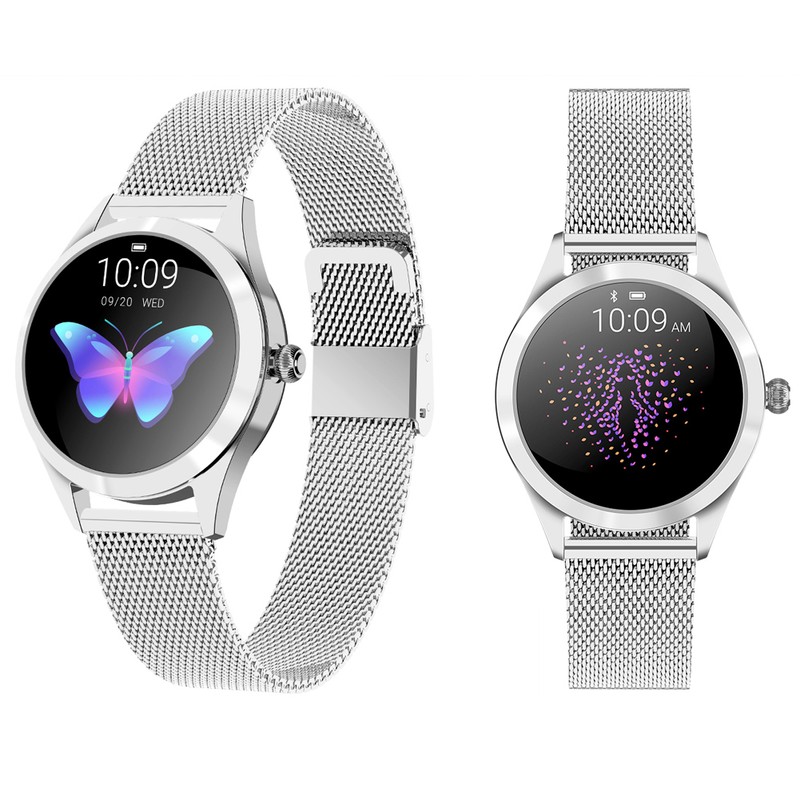 KW10 Ladies Smart Sports Watch Bracelet Round Screen Smart Monitoring