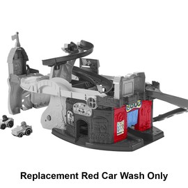 Little People Replacement Parts Sit 'n Stand Raceway - HBD77 ~ Replacement Red Car Wash